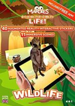Mardles Wildlife Augmented Reality Interactive Sticker Book with 40 stickers